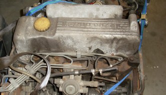 Bedford CF aangepaste turbo diesel motor